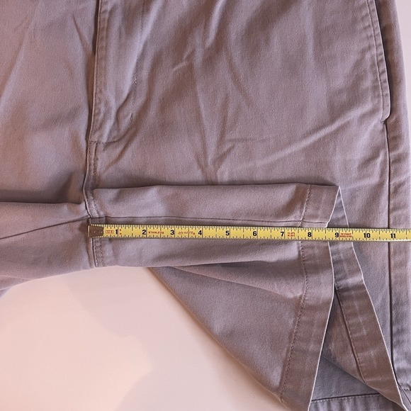 Chaps Men's Size 34 Light Gray Chino Shorts 100% Cotton Capsule Coastal Basic - Picture 6 of 6
